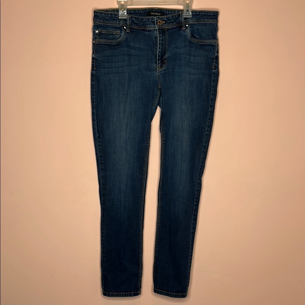White House Black Market Blue Skinny Jeans